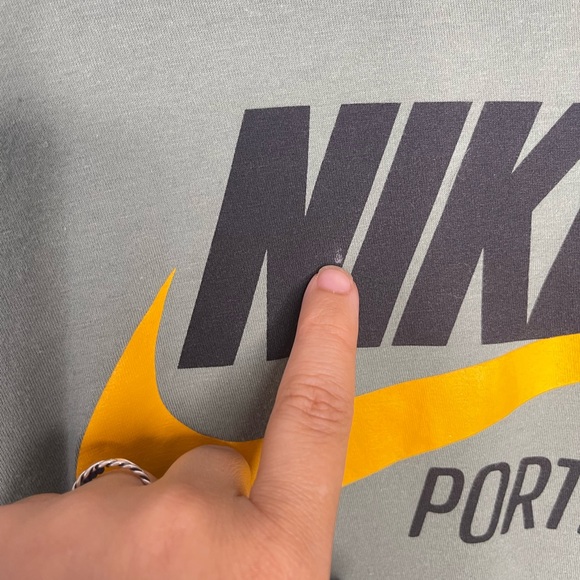 Nike Portland Oregon Moss Green Tee Shirt Unisex Size Small - Picture 4 of 7